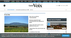 Desktop Screenshot of lautrevoix.com